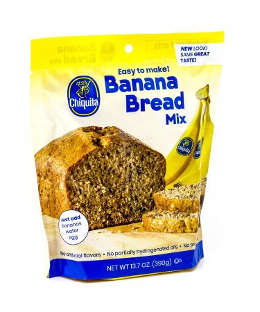 Chiquita Banana Bread Mix by Concord Foods - 2 Boxes (13.7 oz each) | Pack of 2 - Buy Online on GoSupps.com