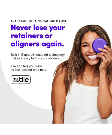 SmileDirectClub Trackable Retainer/Aligner Case with Tile - Locator and Finder | 1 Count - Buy Online on GoSupps.com