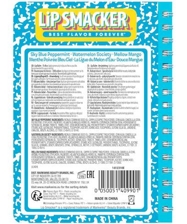 Lip Smacker Back to School Collection Spiral Notebook Lip Balm Trio 3-Piece Lip Balm Set with Cute Notebook for Kids Fun Lip Balm for Kids Blue Blue Spiral Notebook Lip Balm Trio - Buy Online on GoSupps.com