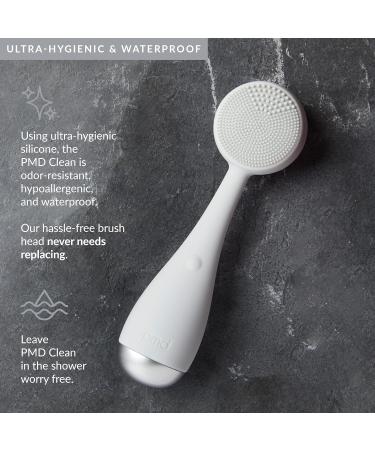 PMD Clean - Intelligent Waterproof Facial Cleaning Device | Silicone Brush & Anti-Aging Massage | SonicGlow Technology for Clear Pores & Tighter Skin - Buy Online on GoSupps.com