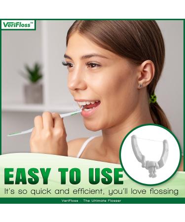 VeriFlosser Refill Size M - 20 Swivel Head Flosser Replacement Pack by VeriFresh | International Shipping Available - Buy Online on GoSupps.com