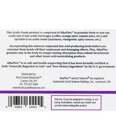 AlkaPlex Acid Reducer - 6oz Granules for Neutralizing Acid in Foods & Beverages | Shop Internationally - Buy Online on GoSupps.com