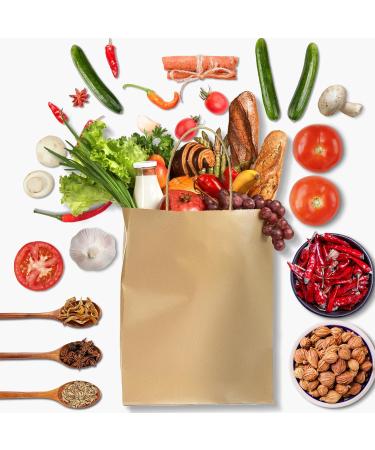 Bolthy Brown Kraft Paper Bags 50Pcs 8.26 x 4.33 x 10.62 inches Bolthy Paper Bags with Handles Gift Bags Shopping Bags for Wedding Retail Birthdays Party Favor - Buy Online on GoSupps.com