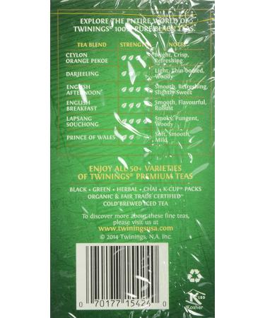 Twinings Irish Breakfast Black Tea Bags - 20 Count | Premium Quality Tea - Buy Online on GoSupps.com