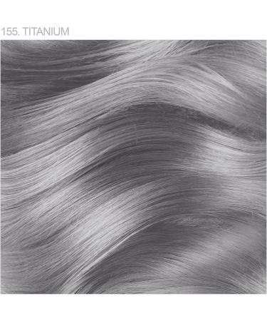 Adore Shining Semi Permanent Hair Colour Titanium 155 - 118ml | Pack of 1 - Buy Online on GoSupps.com