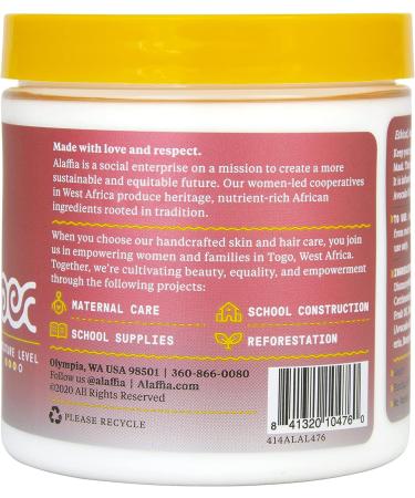 Alaffia Beautiful Curls Deep Conditioning Hair Mask 8 oz - Coconut, Olive & Avocado Oil for Thick & Curly Hair - Buy Online on GoSupps.com