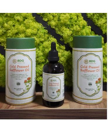 Golden Bay 100% Pure Cold Pressed Safflower Oil 100 ml | Lightweight Natural Moisturizer for Face, Skin & Hair | Non-Comedogenic, Rich in Omega-6 - Buy Online on GoSupps.com