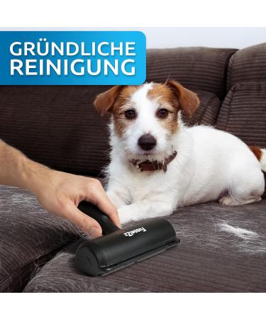 Fusselztz Home Premium Lint Roller - Self-Cleaning Animal Hair Remover for Cats & Dogs Reusable Ideal for Sofas Carpets & Beds - Buy Online on GoSupps.com