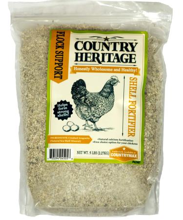 Country Heritage Chicken Egg Shell Hardener Fortifier Calcium Supplement 5 Pounds