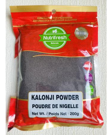 Black Seed Fresh Powder 200 Grams Nigella sativa 7 oz Kalonji Black Cumin Nigella Seeds Love in a mist seeds