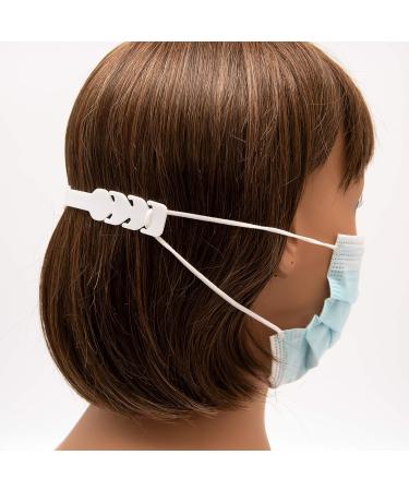 Beadsmith Fablastic Mask Mate Adjustable Extender - 2 Pieces 19.1 cm White - Convenient Mask Extension Hooks & Strap - Buy Online on GoSupps.com