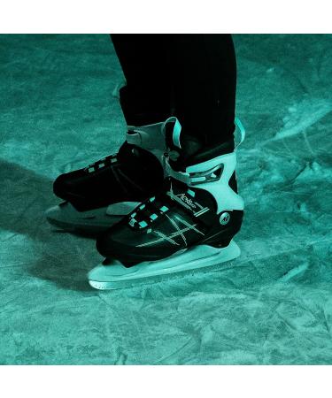 K2 Skates Women's Ice Skates Alexis Ice - Gray/Green EU 39.5 (UK 6 / US 8.5) - Shop Internationally! - Buy Online on GoSupps.com