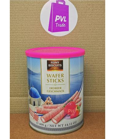 Pack of 2 wafer rolls with strawberry flavored cream 400 g - Buy Online on GoSupps.com