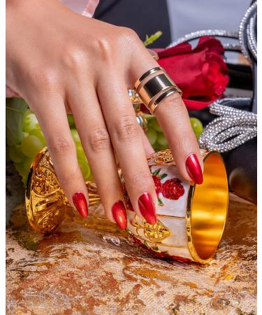 Buy Gelish MINI Wonder Woman Soak-Off Gel Polish - Metallic Red Nail Polish 0.3 oz | International Shipping - Buy Online on GoSupps.com