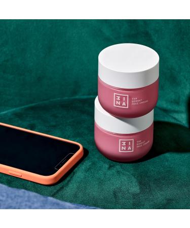 3INA Vegan Cruelty-Free Sorbet Face Cream - Coral - Moisturizing & Soothing - Lightweight Texture - International Shipping - Buy Online on GoSupps.com