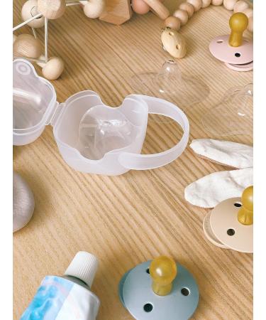 Purifyou PurePouch BPA-Free Pacifier & Nipple Shield Cases - Set of 3 | Clear Case for Diaper Bag & Stroller | Travel Pacifier Box | Keeps Binkies Clean & Accessible | 3 Count - Buy Online on GoSupps.com