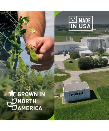 PURIS Organic Pea Protein Crisps, Certified Organic Pea Protein Isolate, Keto Protein Crunch, Made 100% in The USA, Non-GMO, Gluten Free, No Sugar, No Soy, 18g Protein, 7g Carbs, Unflavored 1 lb (1-Pack) - Buy Online on GoSupps.com