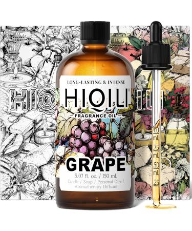 HIQILI 100ML Juniper Berry Essential Oil & 150ML Grape Fragrance Oil for DIY Diffuser - Buy Online on GoSupps.com