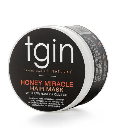 tgin Butter Cream Daily Moisturizer & Honey Miracle Hair Mask Duo - 12 Oz (Pack of 2) for Dry, Curly Hair - Type 3c and 4c - Deep Conditioning Styler - Buy Online on GoSupps.com