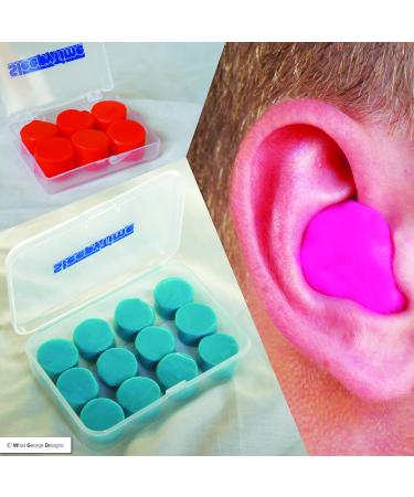 Electric callus removerSilicone Putty Moulded Ear Plugs by Sleepytime Blue Soft Sticky Plugs Which Mould Into Your Ear for Effective Noise Reduction in Plastic Case (12 Blue)