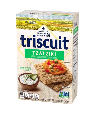 Triscuit Tzatziki Whole Grain Wheat Crackers 8.5 oz - Delicious Snack Option - Buy Online on GoSupps.com