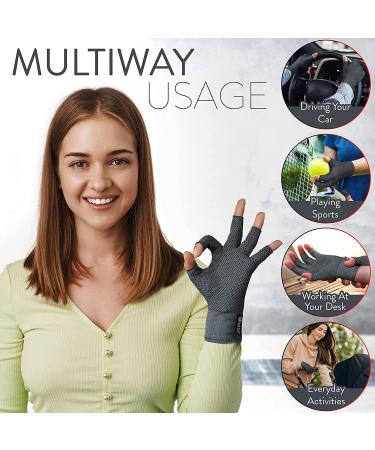 Medipaq Anti-Arthritis Gloves - Warmth, Compression, and Grip for Pain Relief (Large) - Buy Online on GoSupps.com