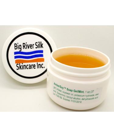 AmberSoy Soap Gel/Mint/1 oz