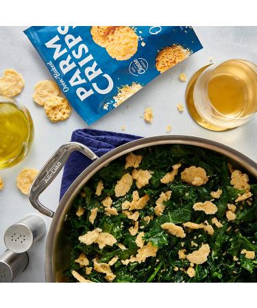 Original Cheese ParmCrisps 9.5oz (Pack of 2) - 100% REAL Parmesan Cheese | Healthy Keto Snacks | Low Carb, High Protein, Gluten Free, Oven Baked, Keto-Friendly - Buy Online on GoSupps.com