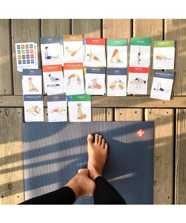 WorkoutLabs Yoga Cards I & II - Complete Set for Beginners & Intermediate | Professional Study & Practice Guide with Sanskrit Asanas - Buy Online on GoSupps.com