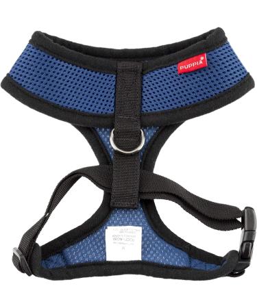 Puppia Dog Harness for Small & Medium Dogs - Super Soft Many Colors Also Doubles as Puppy Dish - Atani Train Harness in Royal Blue - Buy Online on GoSupps.com