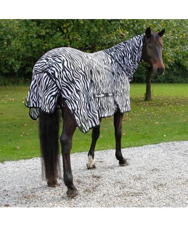 KERBL RugBe Zebra Fly Rug Eczema Blanket for Horses 155cm with Neck Part | Premium International Shipping - Buy Online on GoSupps.com