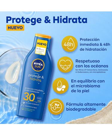 Nivea Sun Moisturizing Protection Milk with SPF 30 200 ml - Buy Online on GoSupps.com