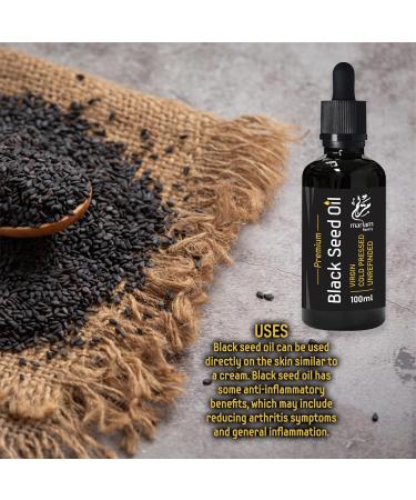 Premium Black Seed Oil - By MariamPantry (100ml Pipette) - Buy Online on GoSupps.com
