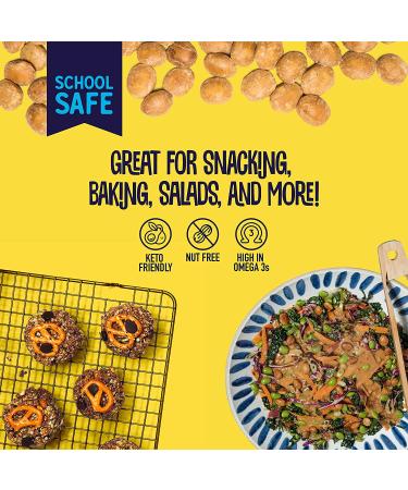 Brass Roots Organic Roasted Sacha Inchi Seeds Variety Pack | Keto Paleo Low Fodmap | Seen On Shark Tank | 5 Count 4oz Bags - Buy Online on GoSupps.com