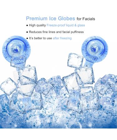 Smasener Ice Globes 2PCS - Facial Cooling Globes for Anti-Ageing & Puffy Eyes - Blue (Pack of 2) - Buy Online on GoSupps.com
