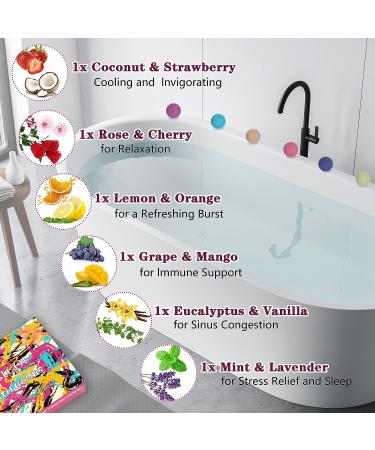 Bath Bombs Gift Set 12 for Women - Shea & Coco Butter, Moisturizing Fizzies - Perfect for Bubble Baths - Handmade Gift for Mom, Girlfriend - Birthday, Christmas, Mother's Day - 12 PCS - Buy Online on GoSupps.com