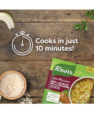 Knorr Sopa Mexicana/Dry Soup Mix - Chicken with Rice Flavor | No Artificial Flavors | 2.4 OZ 12 Count - Buy Online on GoSupps.com
