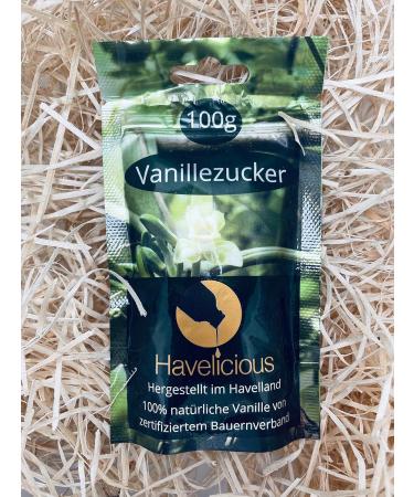 Havelicious Bourbon Vanilla Sugar 100g - Pure No Additives Made in Havelland Madagascar Vanilla - International Shipping Available - Buy Online on GoSupps.com