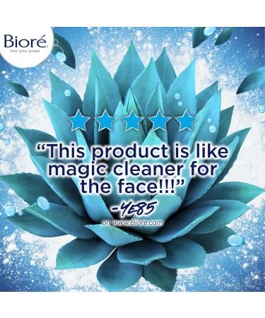 Bior Daily Blue Agave & Baking Soda Face Wash 6.77oz (Pack of 3) - Balancing Pore Cleanser for Combination Skin - Buy Online on GoSupps.com