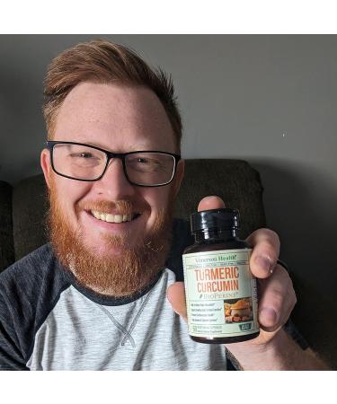 Turmeric Curcumin & Black Pepper Extract Capsules - Vegan Joint Support & Immune Booster - Buy Online on GoSupps.com
