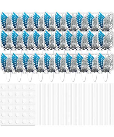 Notbadsys Wings of Liberty Cupcake Decoration Suitable for Attack on Titan Theme Party Cake Decoration (30 pieces) - Buy Online on GoSupps.com