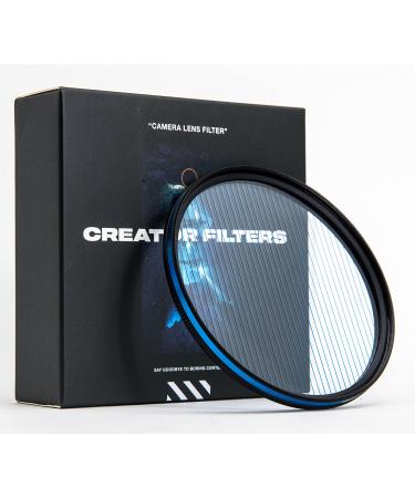 Creator FX Anamorfake Blue Streak Special Effects Lens Filter | Anamorphic Light Flare Effect Filter for Camera Lens (82mm) Blue Anamorfake FX
