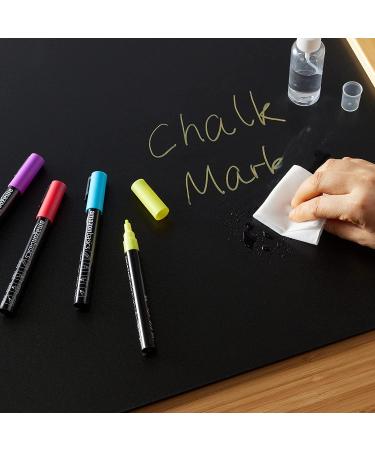 Amazon Basics Bullet/Chisel Reversible Tip Chalk Markers  Bright Colors  Fine Point Bright Colors Fine Point - Buy Online on GoSupps.com