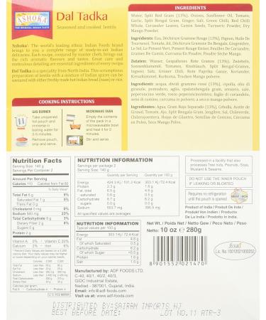 Buy ASHOKA Instant Dal Tadka - 280g (Pack of 3) | Authentic Indian Flavor | International Shipping Available - Buy Online on GoSupps.com