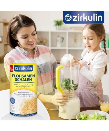  Zirkulin Zirkulin Psyllium husks in 1 pack (1 x 250 g) rich in premium fiber taste-neutral food supplement to support natural digestion - Buy Online on GoSupps.com