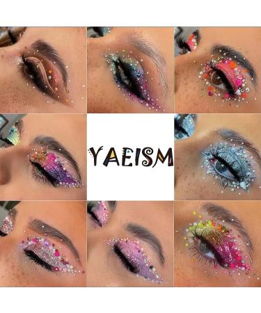 YAEISM 2000PCS Flatback Pearls Rhinestones | Multi Size Pearls for Nails | Nail Art & DIY Decoration Kit with Pickup Pencil and Tweezer (White AB) - Buy Online on GoSupps.com