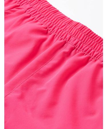 4F JUNIOR Girls Board Shorts F032 - Hot Pink Boardshorts for Girls | Stylish & Comfortable Swimwear for Summer - Buy Online on GoSupps.com