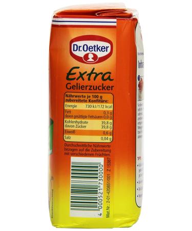 Buy Dr.Oetker Gelier Sugar Extra 2:1 - 500g | Ideal for Jams & Preserves | International Shipping - Buy Online on GoSupps.com