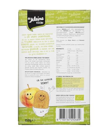 Organic Vegan Spelled Cookies for Toddlers | 10 x 150g | Additive-Free Baby Snack in Practical Portion Packs - Buy Online on GoSupps.com