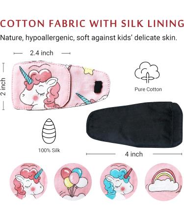 Buy Cotton & Silk Left Eye Eye Patch for Kids - Pink Hair Unicorn Design | Comfortable & Stylish Eye Covering - Buy Online on GoSupps.com